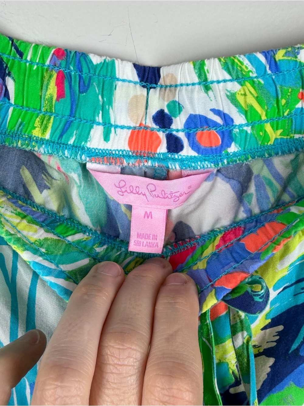 Lilly Pulitzer Katia Short Purrrfect Giraffe Print Rayon Pull On Shorts Medium - Picture 6 of 10
